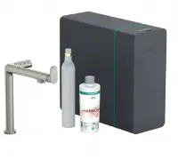 Смеситель для кухонной мойки Hansgrohe Aqittura SodaSystem 76810800