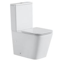 Унитаз-компакт Black&White 64 см W-7703
