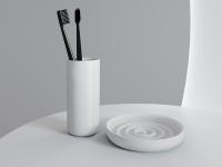 Стакан для зубных щеток Salini Gocce 1901201 матовый
