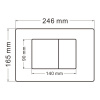 Фото подвесной унитаз с инсталляцией  abber bequem  ac1100-ac0105-ac0120mch