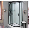 Фото душевая кабина душевая кабина frank f411l black 110x80 см 114004