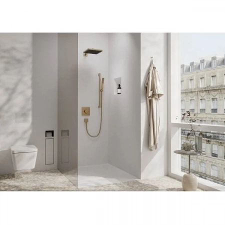 Фото термостатический смеситель для душа hansgrohe shower select comfort e 15572140