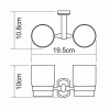 Фото подстаканник двойной wasserkraft oder k-3028d