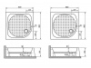 Фото поддон rgw lux/tn 90x90 см 16180199-21