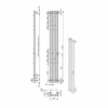 Фото электрический полотенцесушитель indigo style 4 pro 150/18 lspre150-18mkgdrt