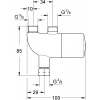 Фото термостатический смеситель для раковины grohe grohtherm micro 34487000