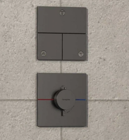 Фото термостатический смеситель для душа hansgrohe shower select comfort e 15574340