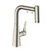 Фото смеситель для кухонной мойки hansgrohe metris 73800800