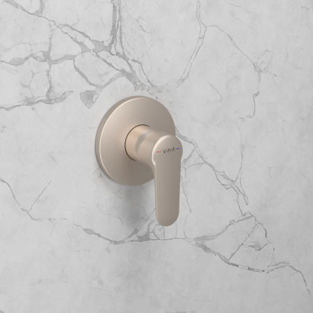 Фото встраиваемый смеситель для ванны vitra root round a4272834exp цвет никель