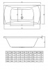 Фото акриловая ванна c-bath talia 170x75 см cbq004001