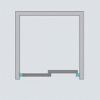 Фото душевая дверь radaway premium plus dwj 110 см 33302-01-06n