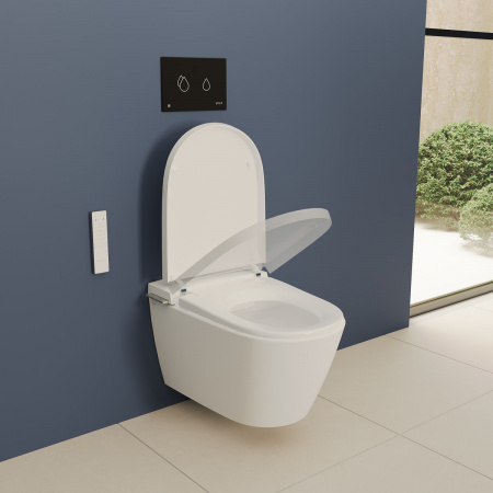 Фото умный подвесной унитаз vitra v-care 7777b403-6399