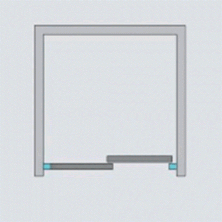 Фото душевая дверь radaway premium plus dwj 110 см 33302-01-06n