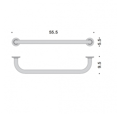 Фото ручка для ванной colombo design complementi b9721