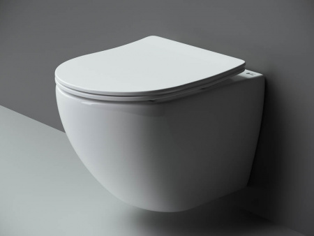 Фото унитаз подвесной, безободковый ceramicanova metropol cn4002