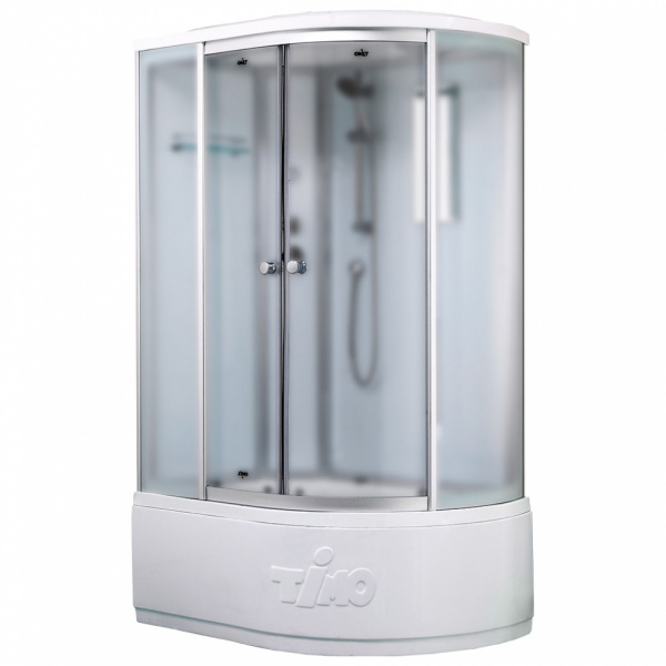 Фото душевая кабина timo standart t-6620 silver fabric l 120x85 см