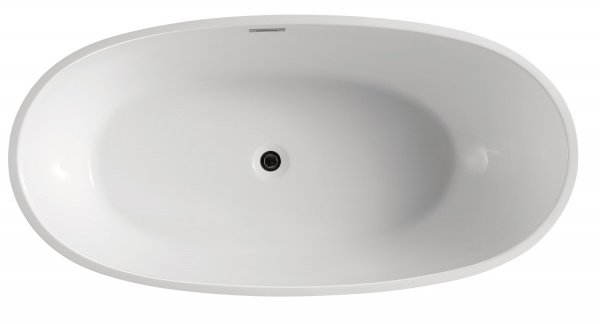 Фото акриловая ванна azario leeds 168.5x84 см lee17085