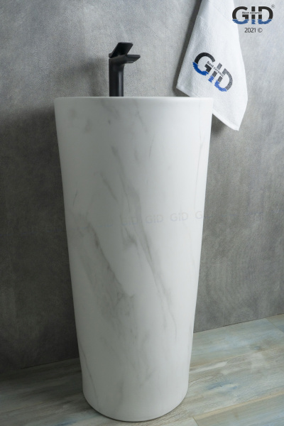 Фото раковина напольная gid nb131ws 40 см