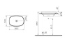 Фото раковина чаша vitra frame 56 см 5652b403-0016