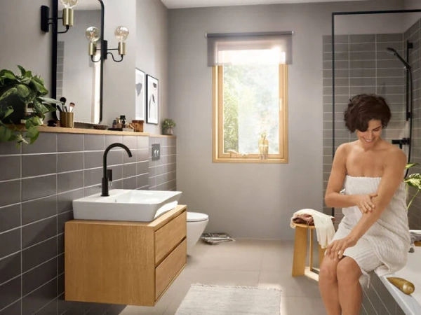 Фото смеситель для раковины hansgrohe rebris e 72576670