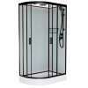 Душевая кабина Душевая кабина Frank F411R Black 110x80 см 114115