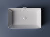 Фото раковина накладная ceramicanova element 60 см, цвет: белый cn5025