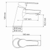 Фото смеситель для раковины wasserkraft rhin 4400 4403