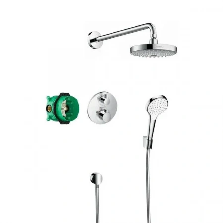 Фото душевая стойка hansgrohe croma select e 27295000