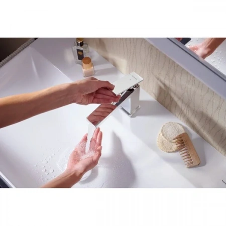 Фото смеситель для раковины hansgrohe tecturis e 73011000