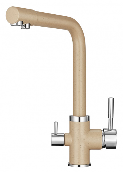 Фото смеситель для кухни granula 2015, песок