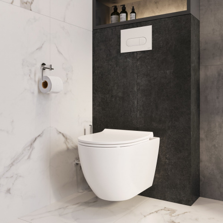 Фото унитаз с инсталляцией vitra mia round 9873b003-7201