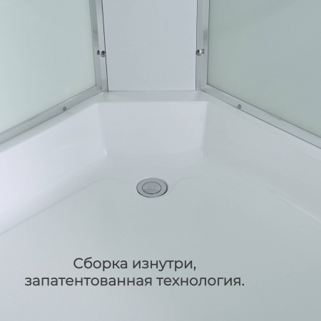 Фото душевая кабина avacan em3010n 100x100 см без крыши
