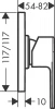 Фото смеситель для душа hansgrohe vernis shape 71658670
