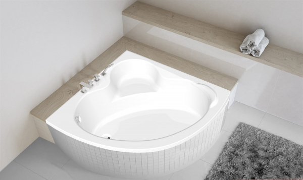 Фото акриловая ванна c-bath aurora 140x140 см cbs001003