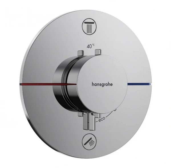 Фото термостатический смеситель для душа hansgrohe shower select comfort s 15554000_vstv