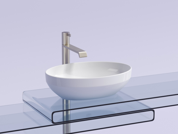 Фото раковина накладная ceramicanova element 50.2 см, цвет: белый cn6056