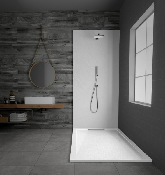 Фото поддон из искуственного камня esbano luxe 100x80 см esp-lx108w