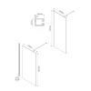 Фото душевая стенка vincea walk in 100 см vsw-1h100cl
