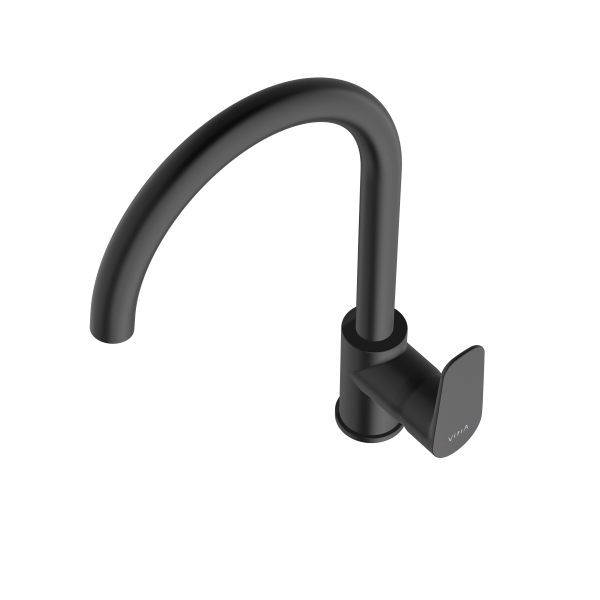 Фото смесители для кухни vitra flow soft a4341936exp цвет черный