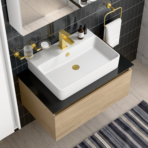 Фото смесители для раковины vitra minimax square a4372025exp цвет золото