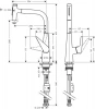 Фото смеситель для кухонной мойки hansgrohe select 72823000
