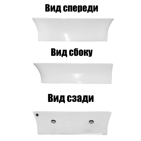 Фото раковина накладная azario 41 см az-2257