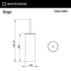 Фото ершик напольный whitecross ergo er2274wh, цвет: белый