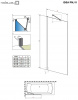 Фото шторка radaway idea pnj 80 см 10001080-01-01
