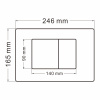 Фото подвесной унитаз с инсталляцией  abber bequem  ac1100-ac0105-ac0121rg