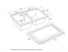Фото кухонная мойка paulmark zwilling 81 см pm238150-bl