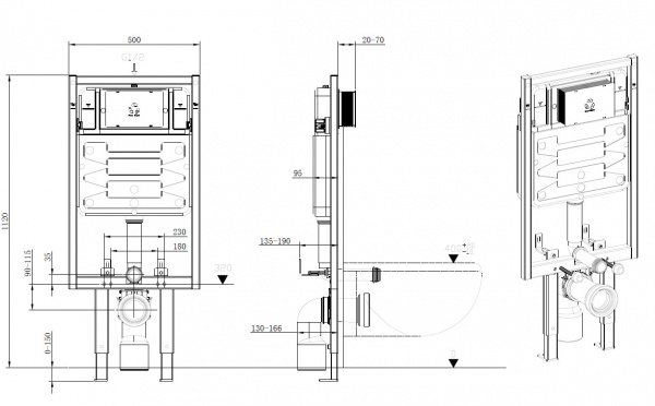 Фото инсталляция для унитаза allen brau pneumatic pro 9.11103.20