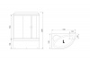 Фото душевая кабина royal bath alp rb150alp-c-ch-l 150x100 см