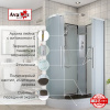 Фото душевая кабина avacan em2811rn 110x80 см без крыши