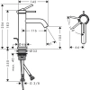 Фото смеситель для раковины hansgrohe tecturis s 73314670